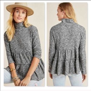 Anthropologie marked babydoll top size small